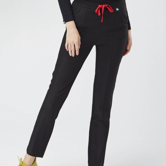 💝 Mediclo Tree Edition Black Scrub set Sal top Jura bottom XXS - Picture 3 of 8